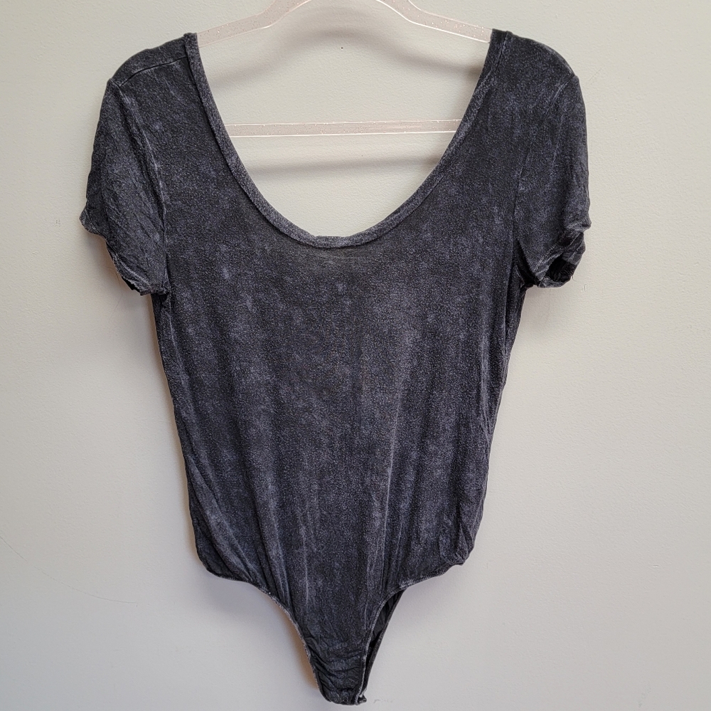 Project Social T NWOT Scoopneck Bodysuit Women's Size Large Made In USA